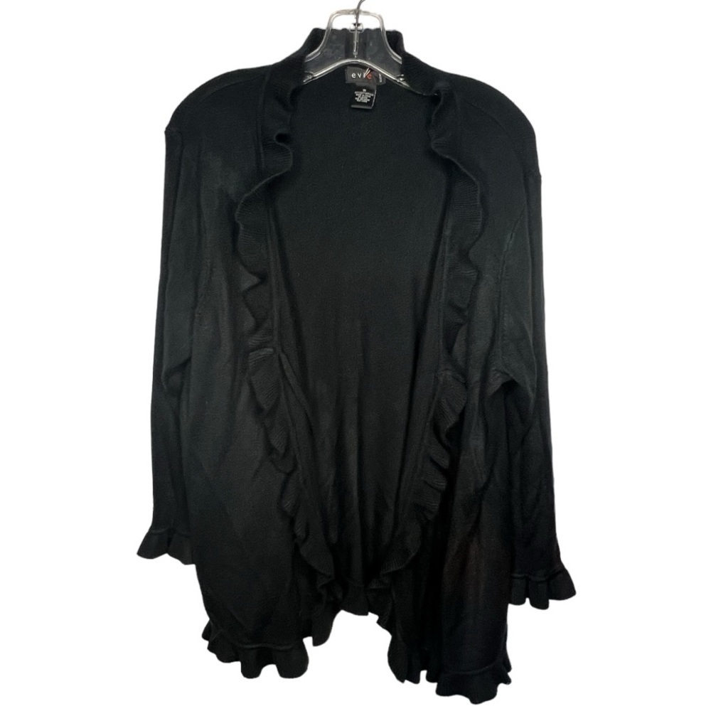 Evie Woman Black Cardigan Sweater